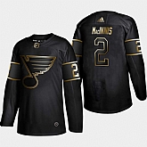 Blues 2 Al Macinnis Black Gold Adidas Jersey,baseball caps,new era cap wholesale,wholesale hats